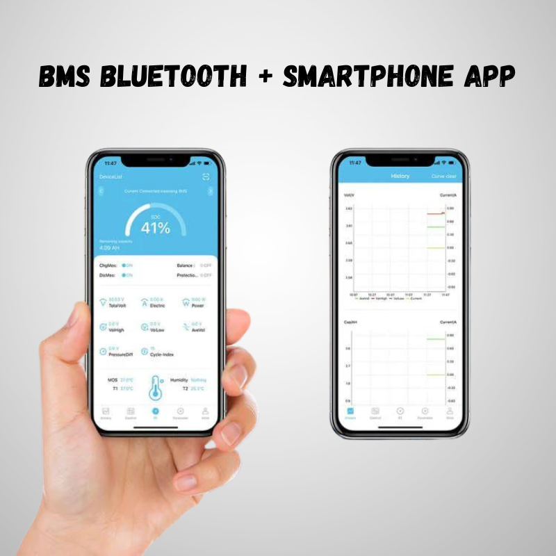 Batteria LiFePO4 12V 100Ah Bluetooth